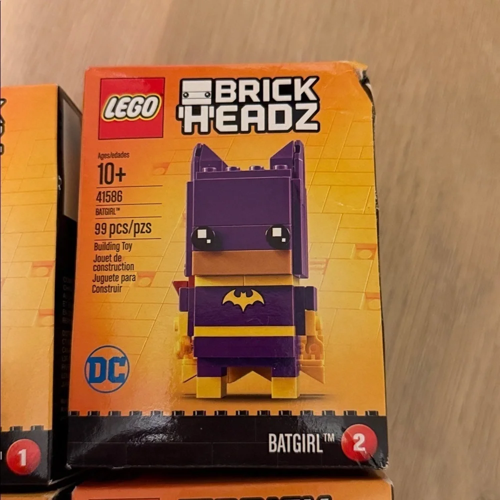 Lego Brick Headz DC universe set Batman, robin, joker, batgirl new in sealed box